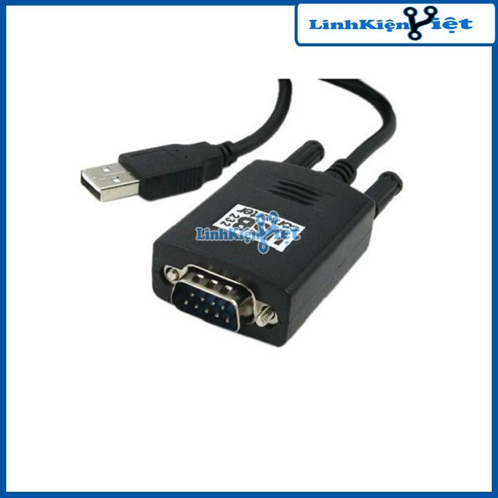 Cáp Chuyển Đổi USB To Com Rs232 Chất Lượng Cao ( Đen )