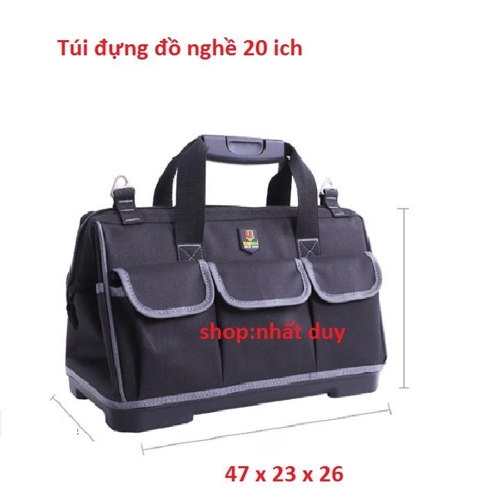 Túi đựng đồ nghề đế nhựa size to 47x23x26cm