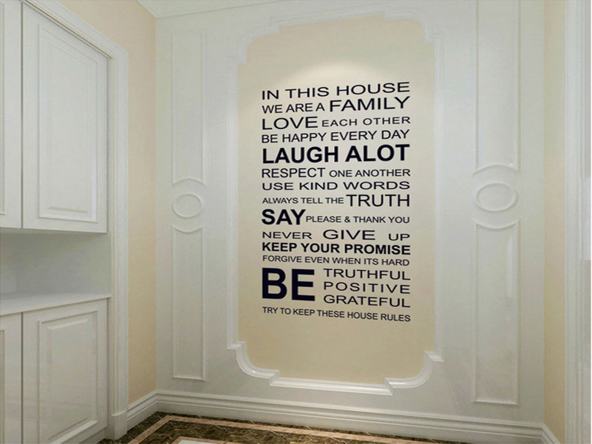 Decal dán tường chữ laugh alot df5206