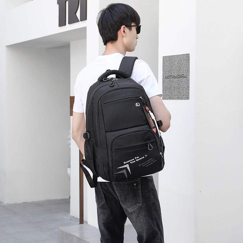 Balo basic đi học vải dù chống nước ba lô du lịch thời trang unisex cao cấp 9472