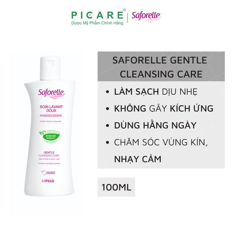 Dung dịch vệ sinh Saforelle Gentle Cleansing Care