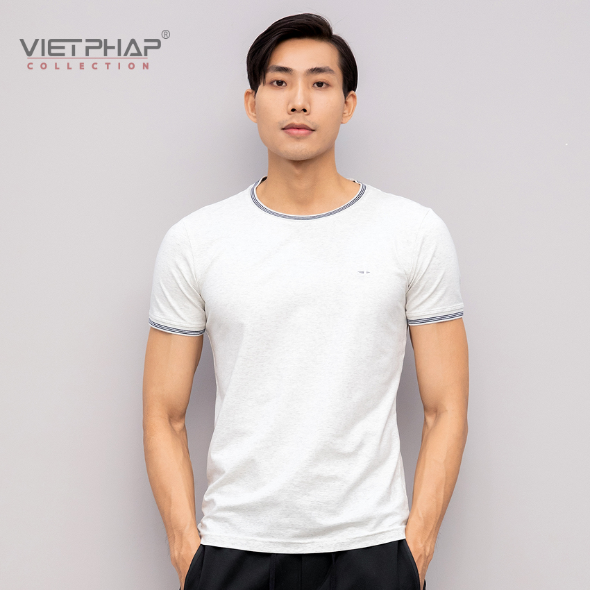 Áo Thun T-Shirt Nam Cao Cấp VIỆT PHÁP /  Chất liệu cotton 4 chiều, co dãn và thấm hút mồ hôi  9903