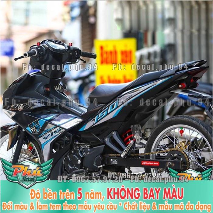 Tem rời EX 150 xe đen Y15 ZR