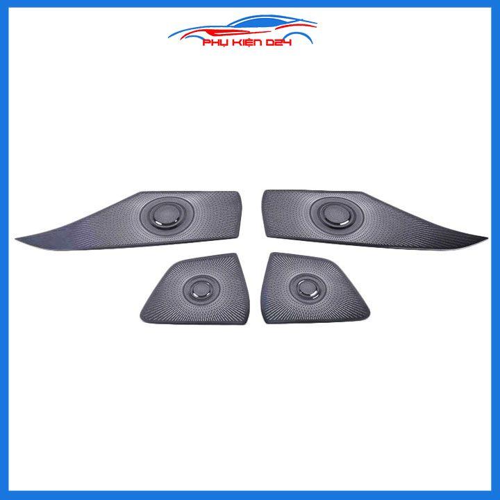 Bộ ốp màng loa Elantra 2023-2024 phay xước chuẩn theo xe vân Titan chống xước trang trí nội thất ô tô