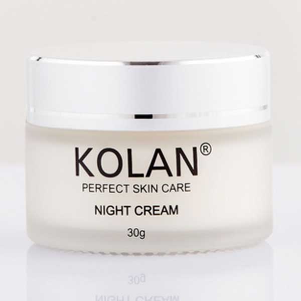 Kem Dưỡng Trắng Da Ban Đêm Bạc KOLAN Night Cream Silver 30g