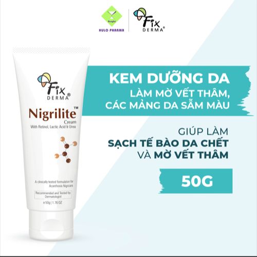 Kem Dưỡng Làm Mờ Vết Thâm Trên Cơ Thể Fixderma Nigrilite Cream Giúp Giảm Thâm Ở Vùng Nách, Mông, Bẹn, Cổ - Hùng Lợi 50g