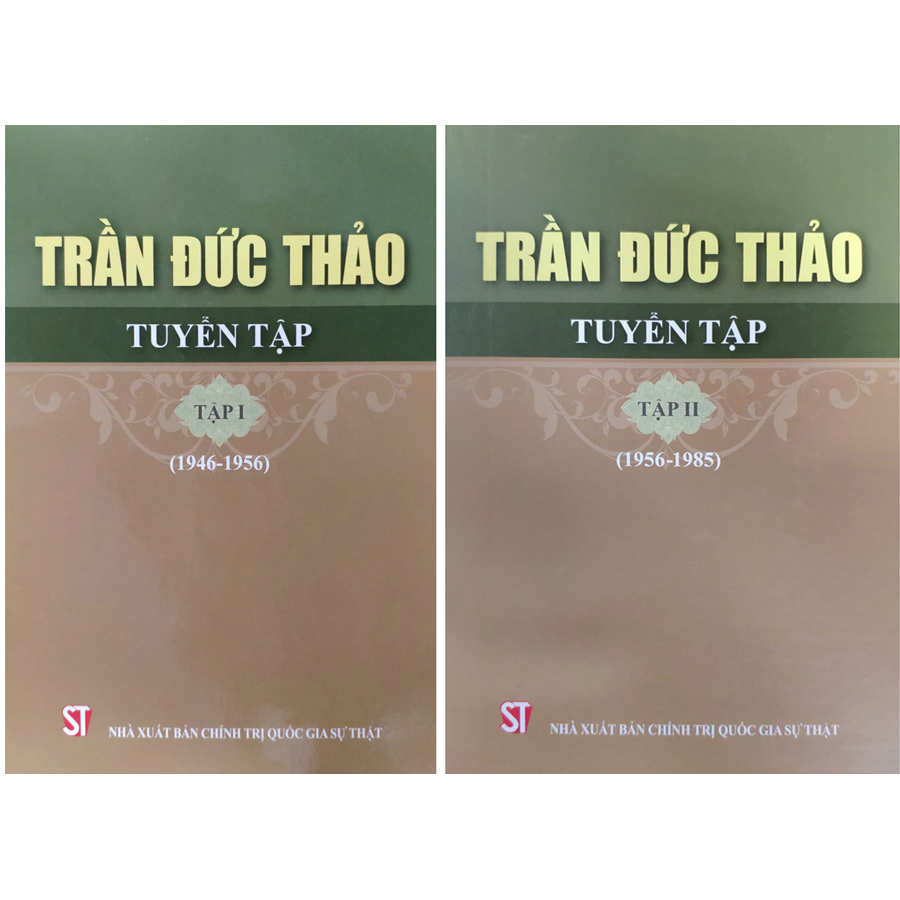 Combo 2 Tập Trần Đức Thảo Tuyển Tập (1946-1985) - Tập 1+2