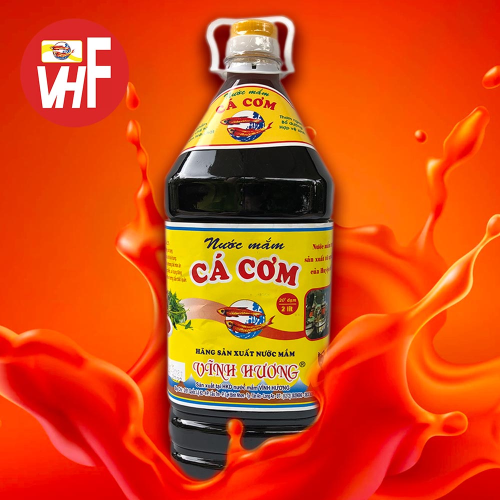 [Date xa] Nước mắm cá cơm Vĩnh Hương 20 độ đạm bình 2 lít 70 năm truyền thống