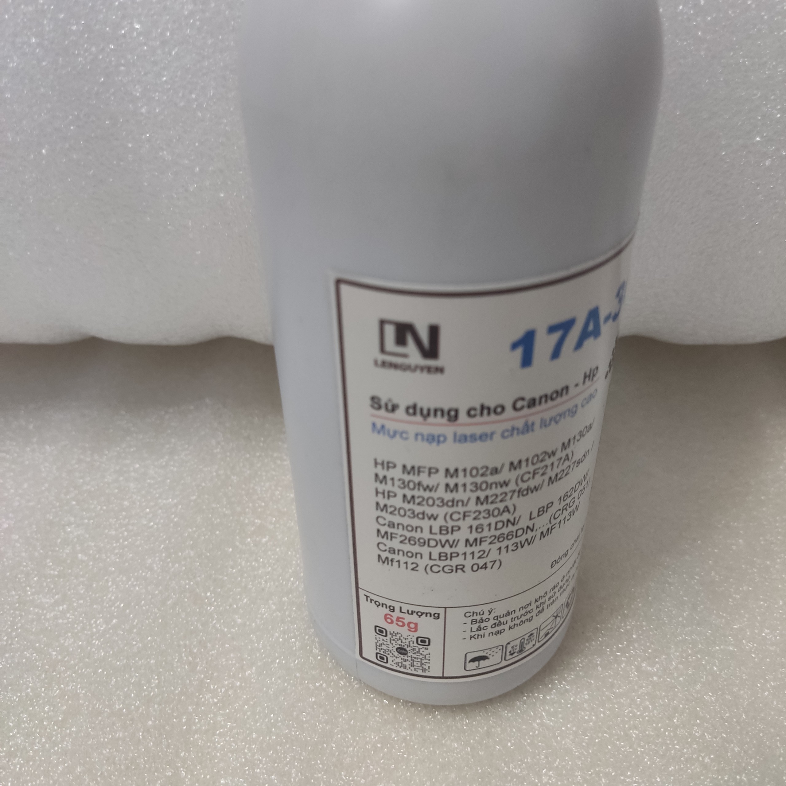 Mực Nạp 17A-30A Dùng cho máy in Hp M102/ M130A , M203/ M227 , LBP 161DN, LBP 162DW, MF269DW, MF266DN , LBP112, LBP113w, MF112, MF113w Trọng lượng 65g