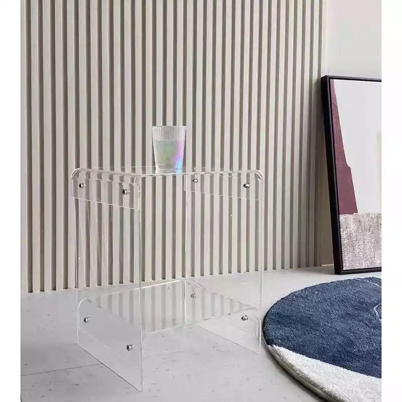 Kệ mica để phòng khách, phòng ngủ - lắp ghép