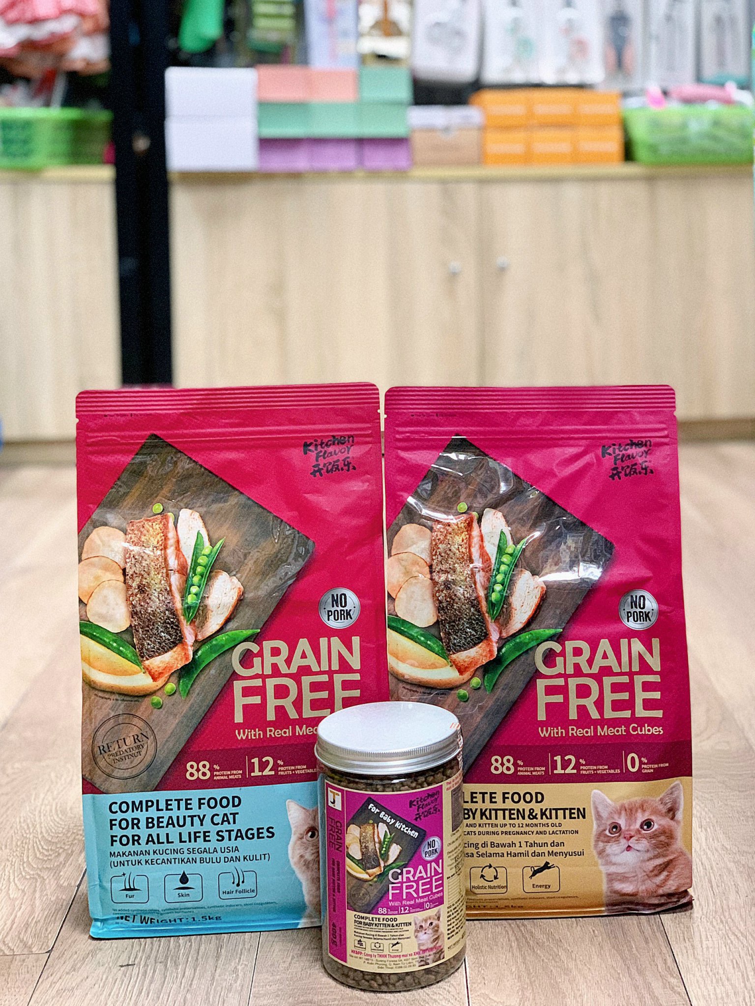 Hạt khô grain free cho mèo