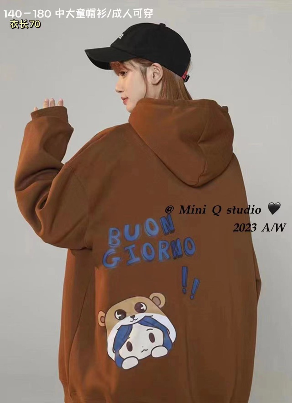 Áo Hoodie bé gái size đại, Áo nỉ cho bé 8-16 tuổi in hình và chữ chất liệu nỉ cao cấp dày dặn kiểu dáng thời trang