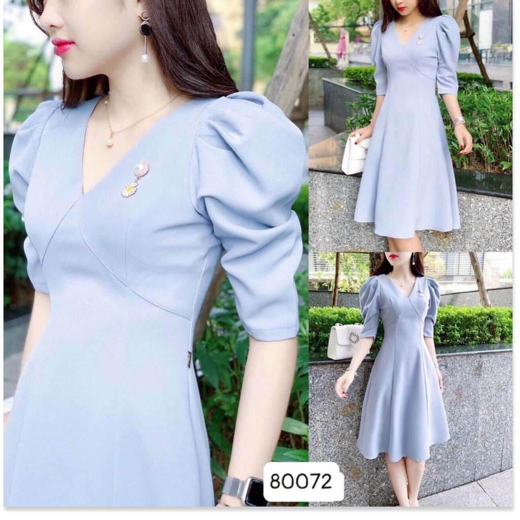 ĐẦM UMI XINH XẮN,HỌA TIẾT TRƠN NHƯNG KHÔNG KÉM PHẦN SANG TRỌNG KHÁNH AN FASHION