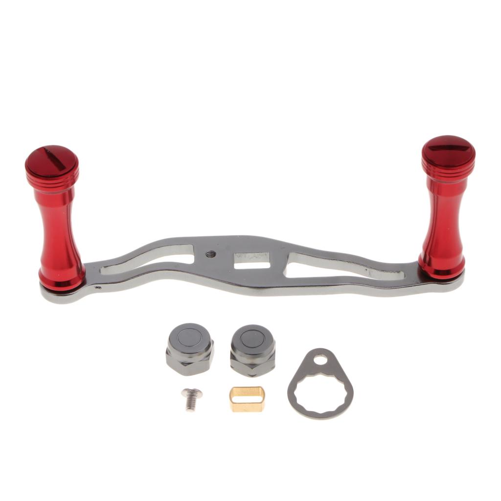 Fishing Reel Handle Replacement Parts for D/S/A Baitcasting Reels Red