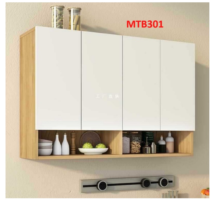 Tủ bếp mini cho căn hộ chung cư, tủ bếp treo tường cho không gian nhỏ MTB301 - Nội thất lắp ráp Viễn Đông Adv