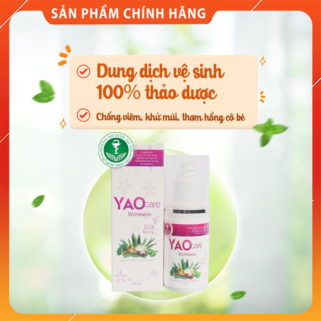 Dung dịch vệ sinh phụ nữ DK Pharma Yaocare Women 100ml