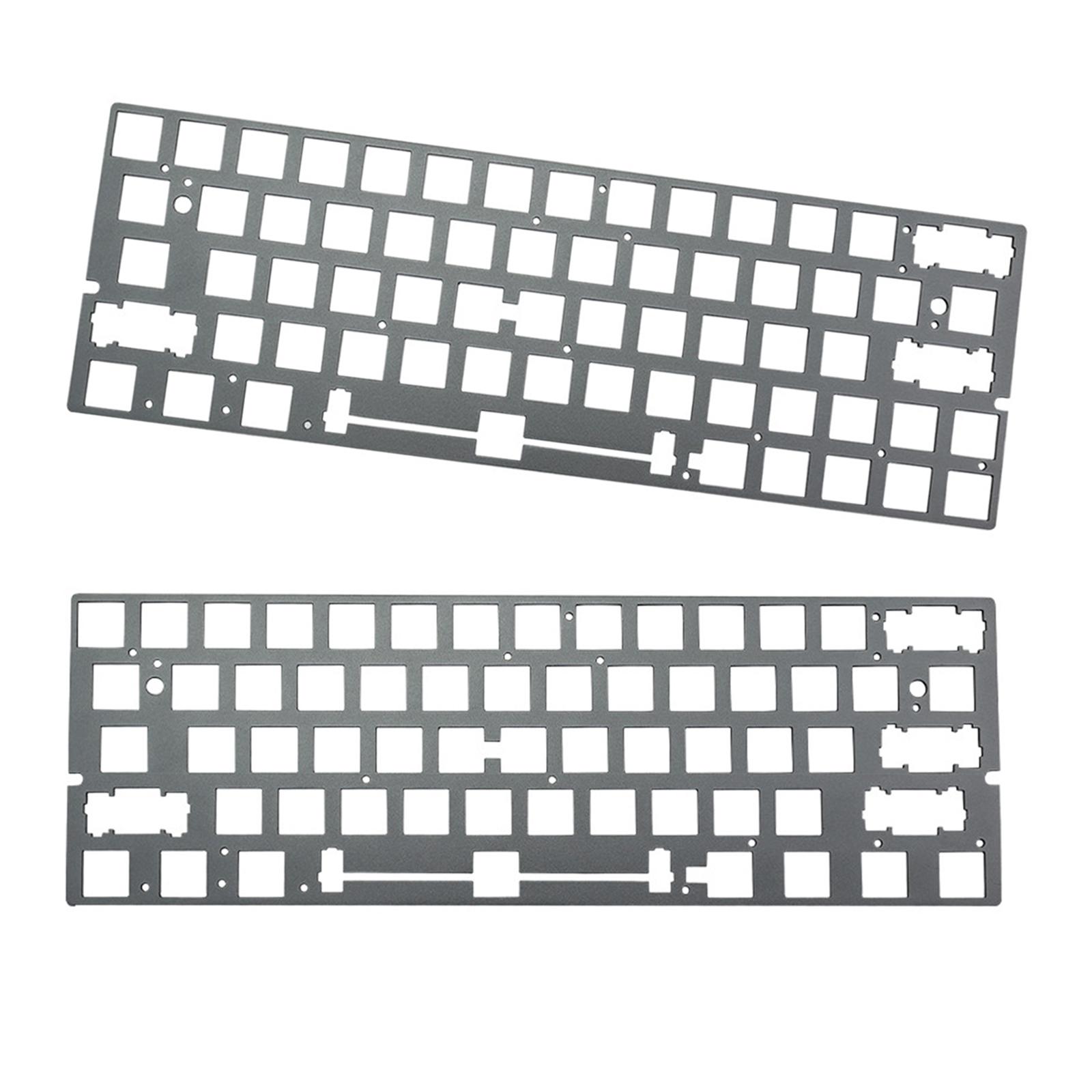 CNC Aluminum Positioning Board Plate-mounted Stabilizers Keyboard DIY fits for GK61/GK64, High quality Spare Parts