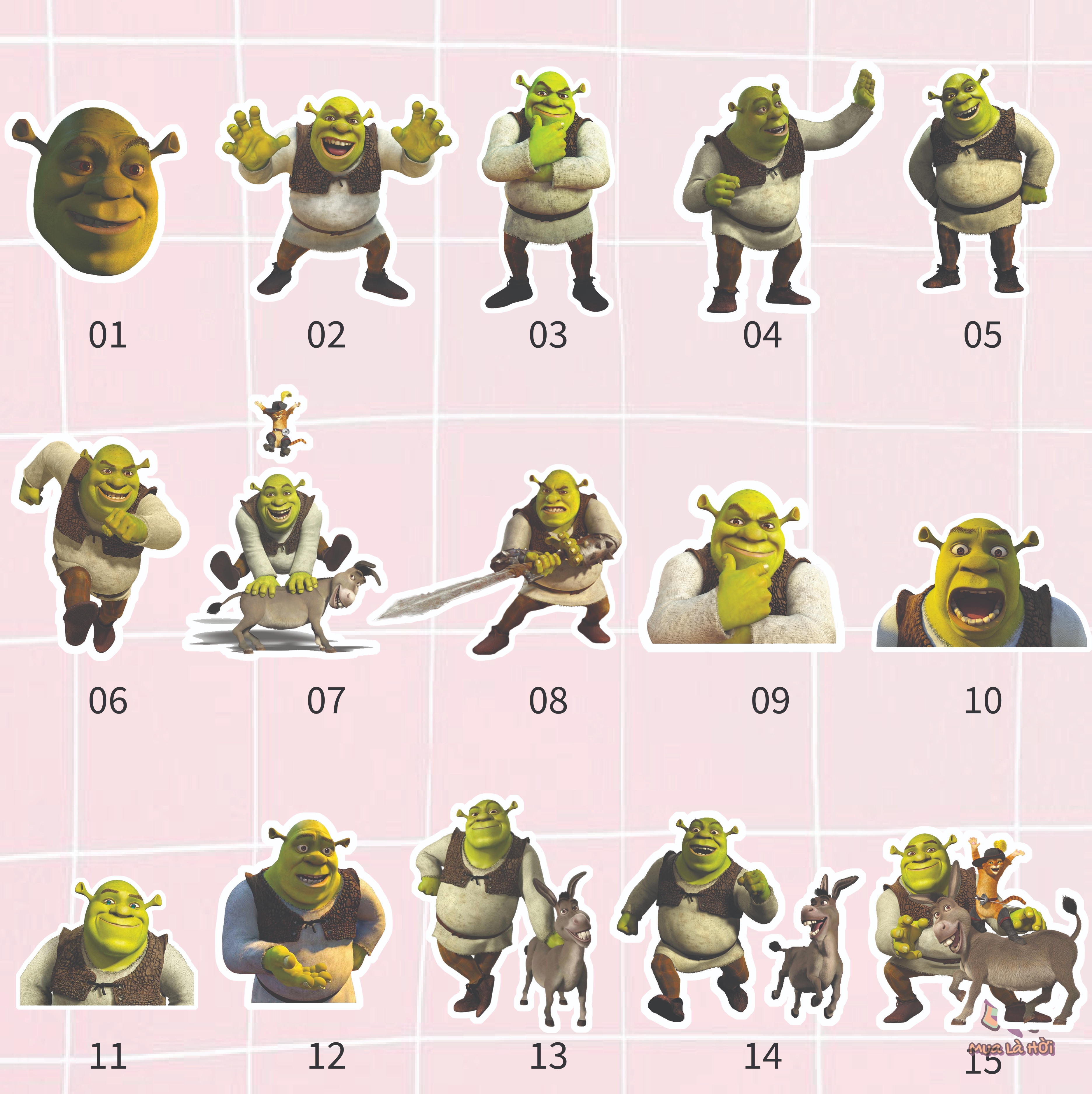 Túi Tote in hình chủ đề Shrek