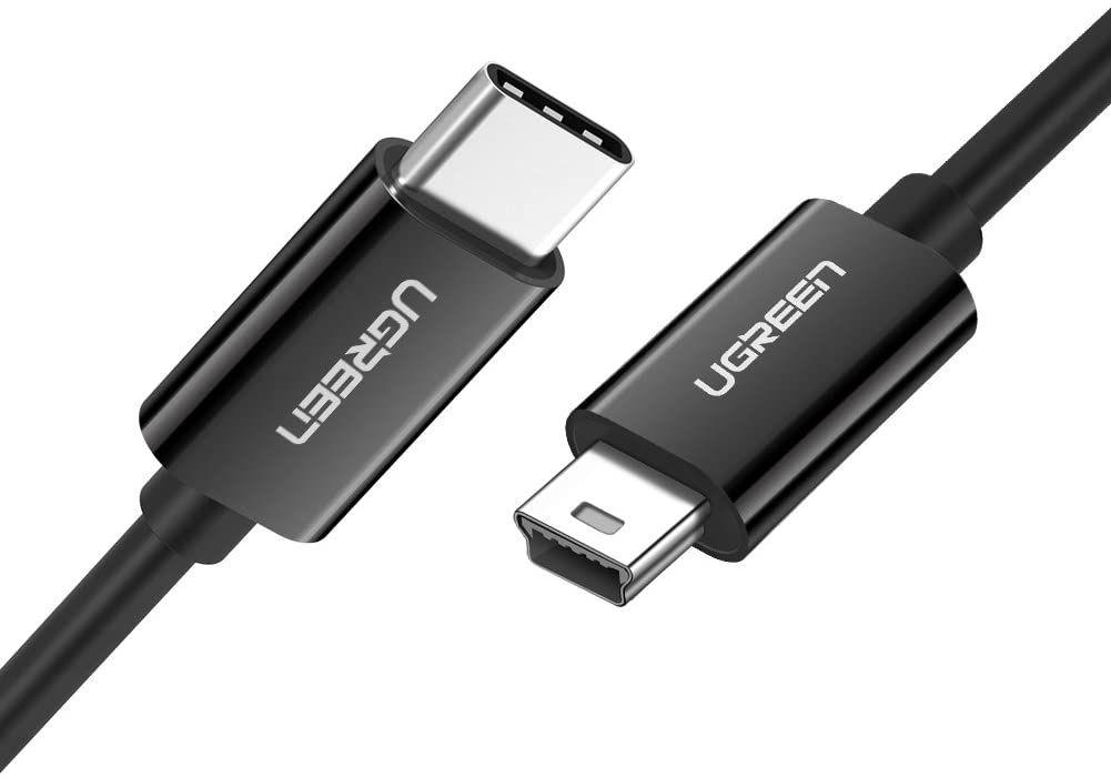 Ugreen UG50445US242TK 1M màu đen cáp USB type C ra Mini USB - HÀNG CHÍNH HÃNG