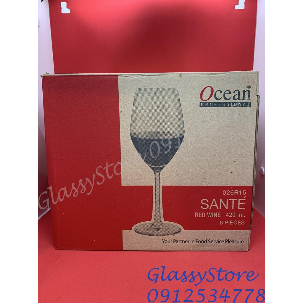 Ly rượu vang thủy tinh Ocean Santé Red Wine - 420ml - 1026R15