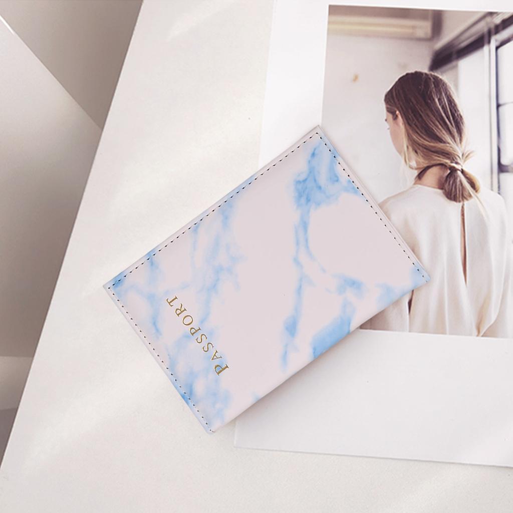 Travel Passports Holder Holder Case Blue