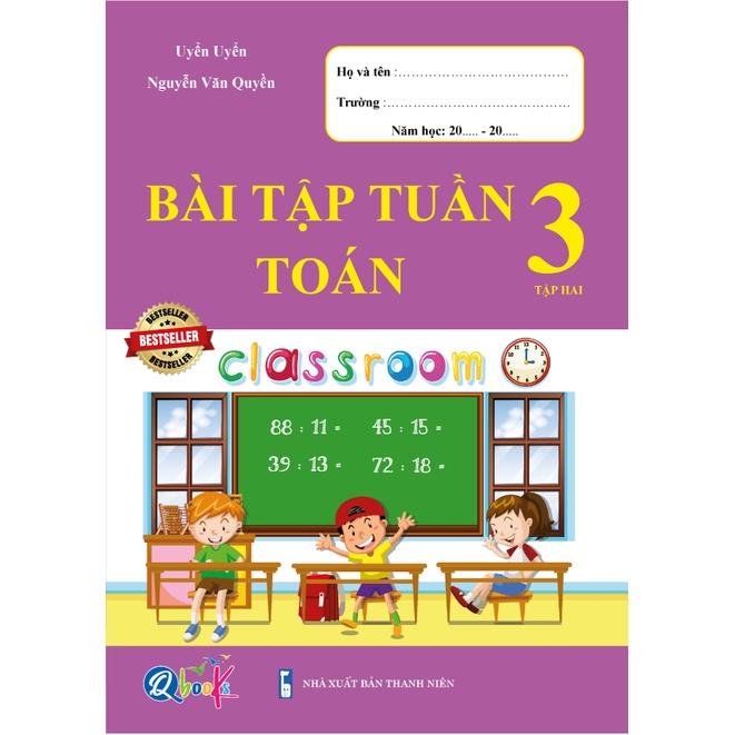 Sách - Combo Bài Tập Tuần Lớp 3 Cả Năm - Toán và Tiếng Việt