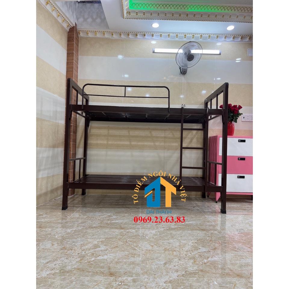 Giường sắt hộp 2 tầng 1mx1m Cao cấp - Đại Thành
