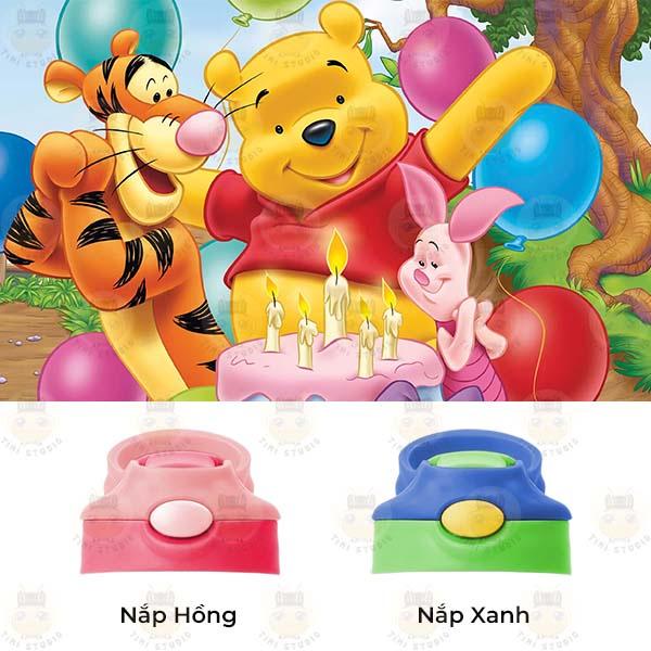 Bình Giữ Nhiệt Trẻ Em Hình Gấu Pooh - Tỉ Mỉ Studio - Mã 1407KT04