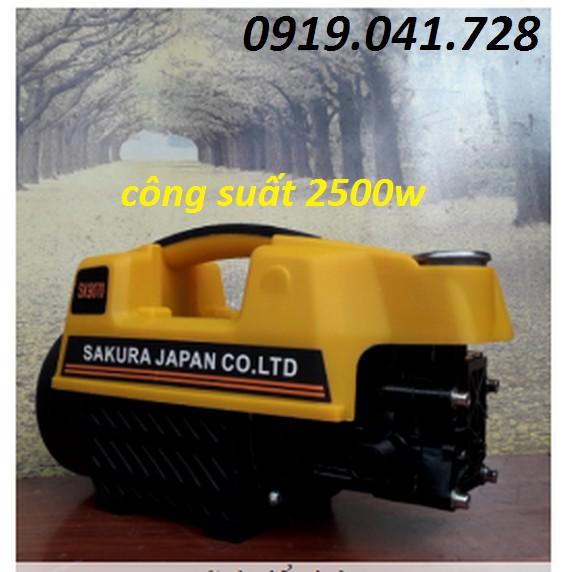 Máy rửa xe sakuza 2500w máy rửa xe và bình xà phòng