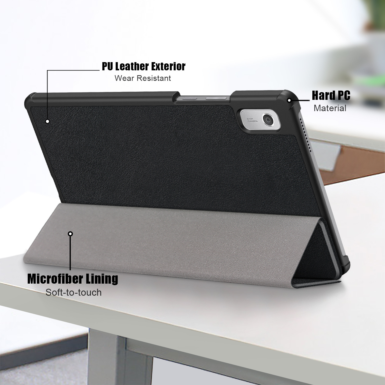 Bao Da Cover Dành Cho Máy Tính Bảng Lenovo Tab M9 TB-310FU 9 Inch 2023 Hỗ Trợ Smart Cover
