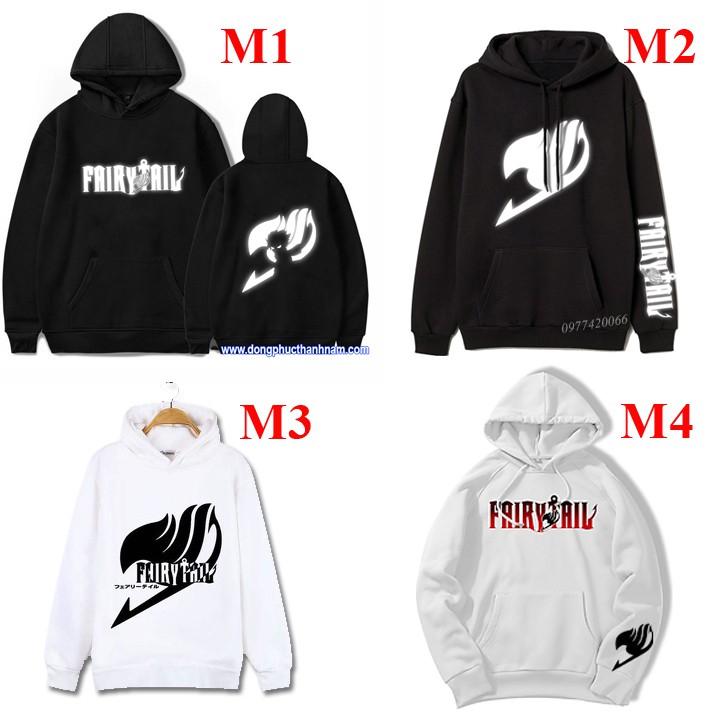 áo fairy tail, áo hoodie fairytail phả quang Natsu