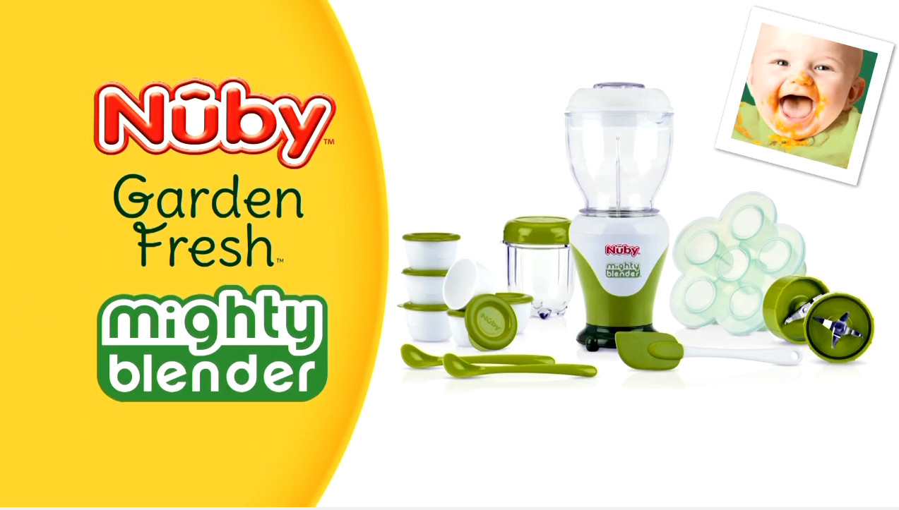[ 5442-Nuby ] Bộ combo máy xay ăn dặm cho bé, có nhiều phụ kiện đi kèm