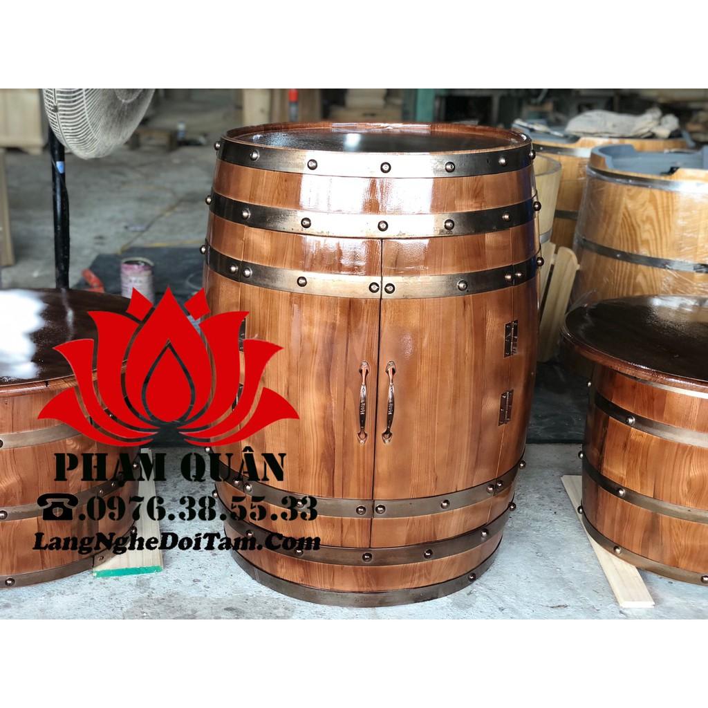 TỦ R.U.O.U THÙNG GỖ SỒI TRANG TRÍ