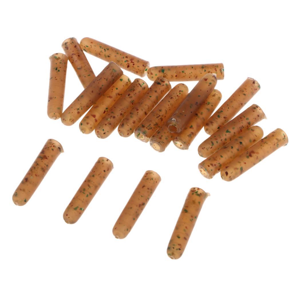 20Pcs/pack Durable Helicopter Rig Sleeves Carp Fishing Terminal  25mm