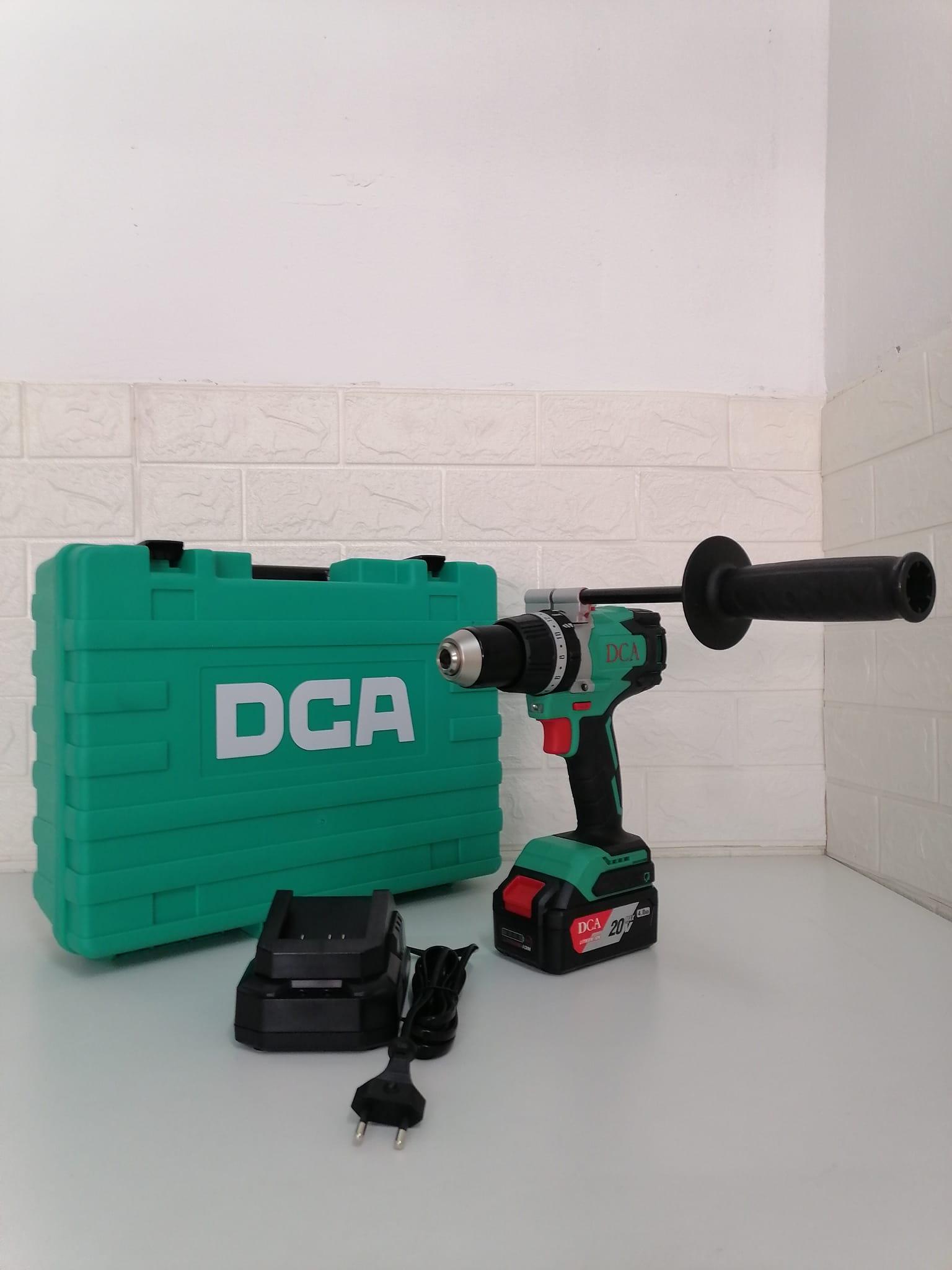 MÁY KHOAN BÚA KHÔNG CHỔI THAN DÙNG PIN 20V/4.0AHX1 DCA ADJZ03-13DM - HÀNG CHÍNH HÃNG