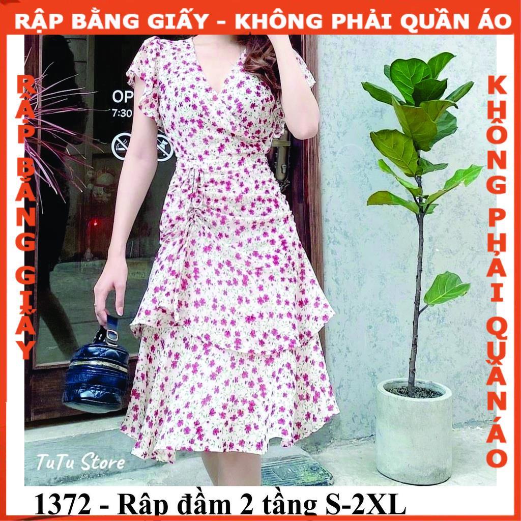Rập giấy đầm 2 tầng mã 1372 (BẢN VẼ)