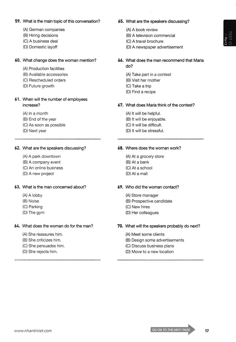 Complete TOEIC Listening Comprehension