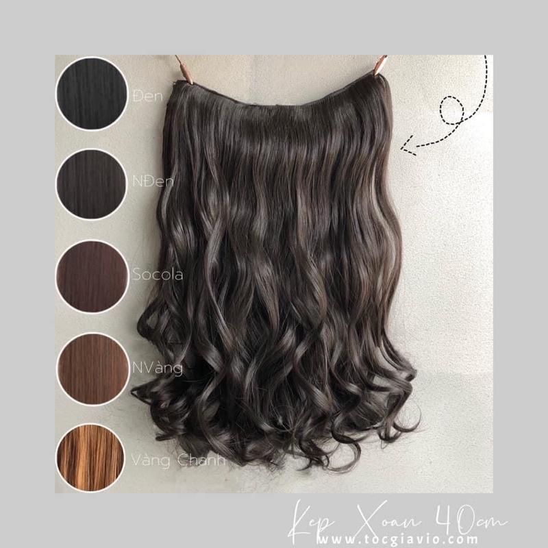 K40 TÓC KẸP XOĂN 40CM