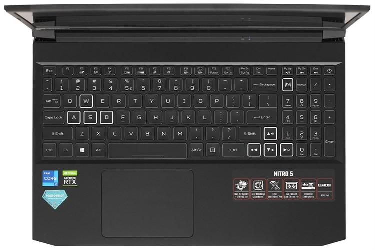 Laptop Acer Nitro AN515 57 71VV i7 11800H/8GB/512GB/4GB RTX3050/15.6&quot;F/144Hz/Win11/(NH.QENSV.005)/Đen - Hàng chính hãng