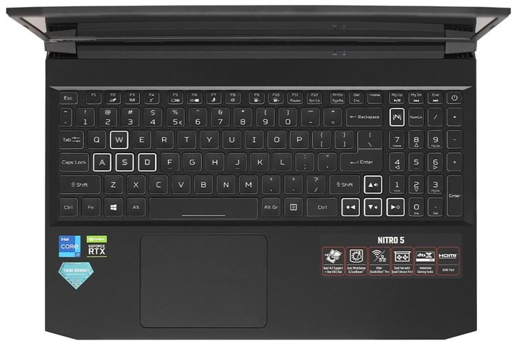 Laptop Acer Nitro AN515 57 71VV i7 11800H/8GB/512GB/4GB RTX3050/15.6"F/144Hz/Win11//Đen - Hàng chính hãng