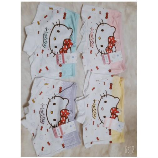 Set 4 chiếc quần lót đùi, quần chíp đùi cho bé họa tiết cực xinh (chất cotton)