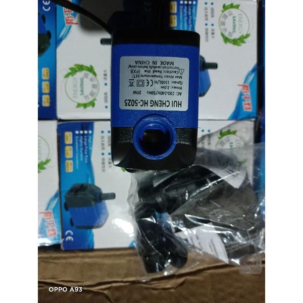 Máy bơm 25w cho bể cá, quạt điều hòa hơi nước, hòn non bộ, thủy canh