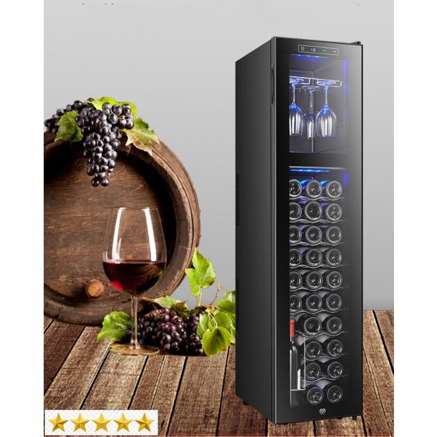 Tủ Rượu Vang Quý Tộc Wine Cabinet KDS EU Design (30Packs+Holder)