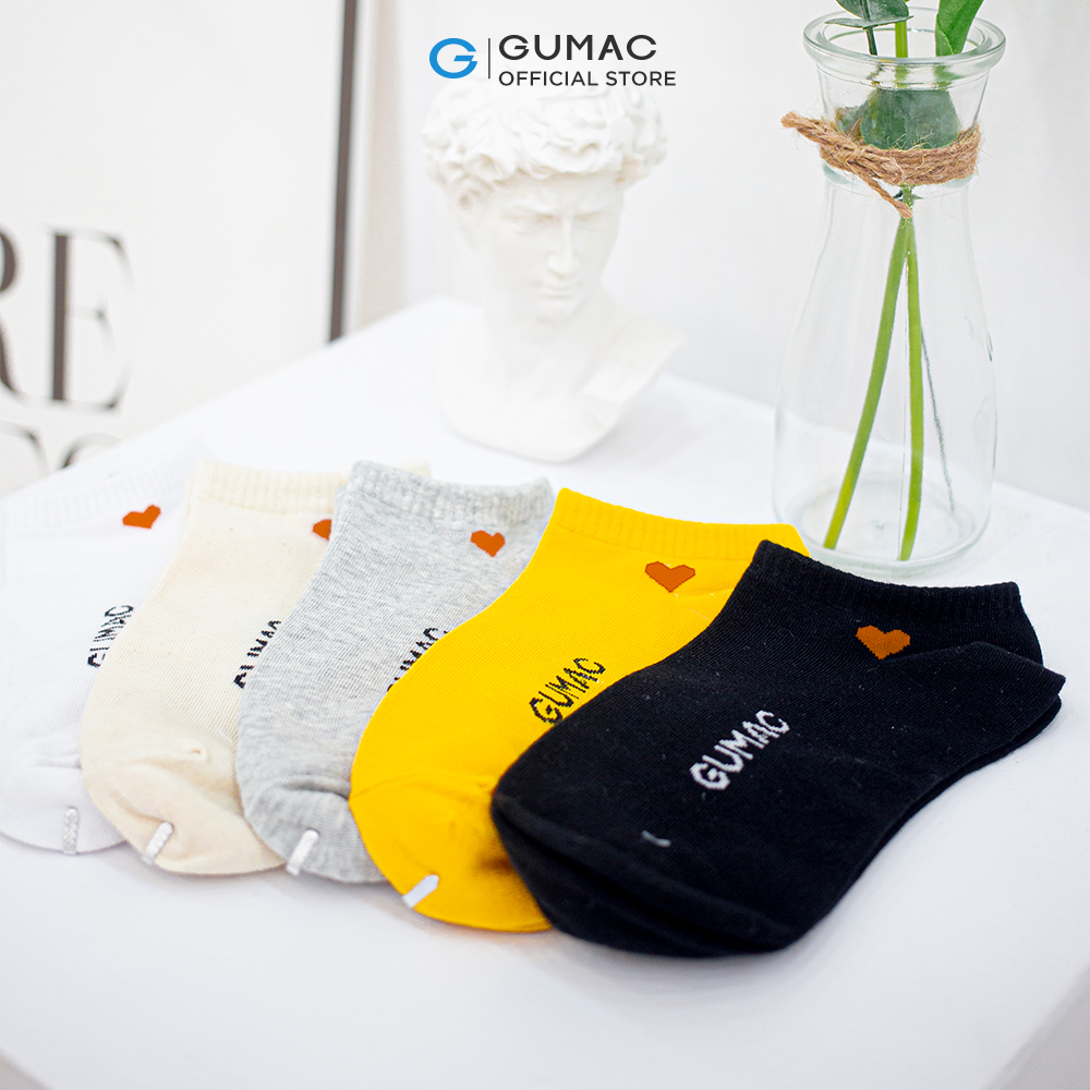 Vớ chân GUMAC TC06053 - TC06054 cổ ngắn kiểu dáng dễ thương