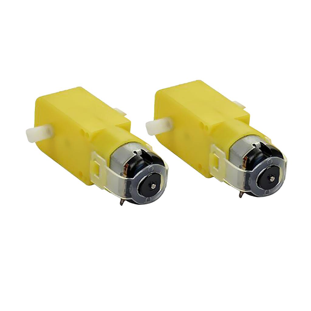 Bộ 2 TT Thiên Xe Động Cơ Giảm Tốc Giá Đỡ Xe Máy Hỗ Trợ Cho Arduino Xe Mới 7X2.2X1.8 Cm