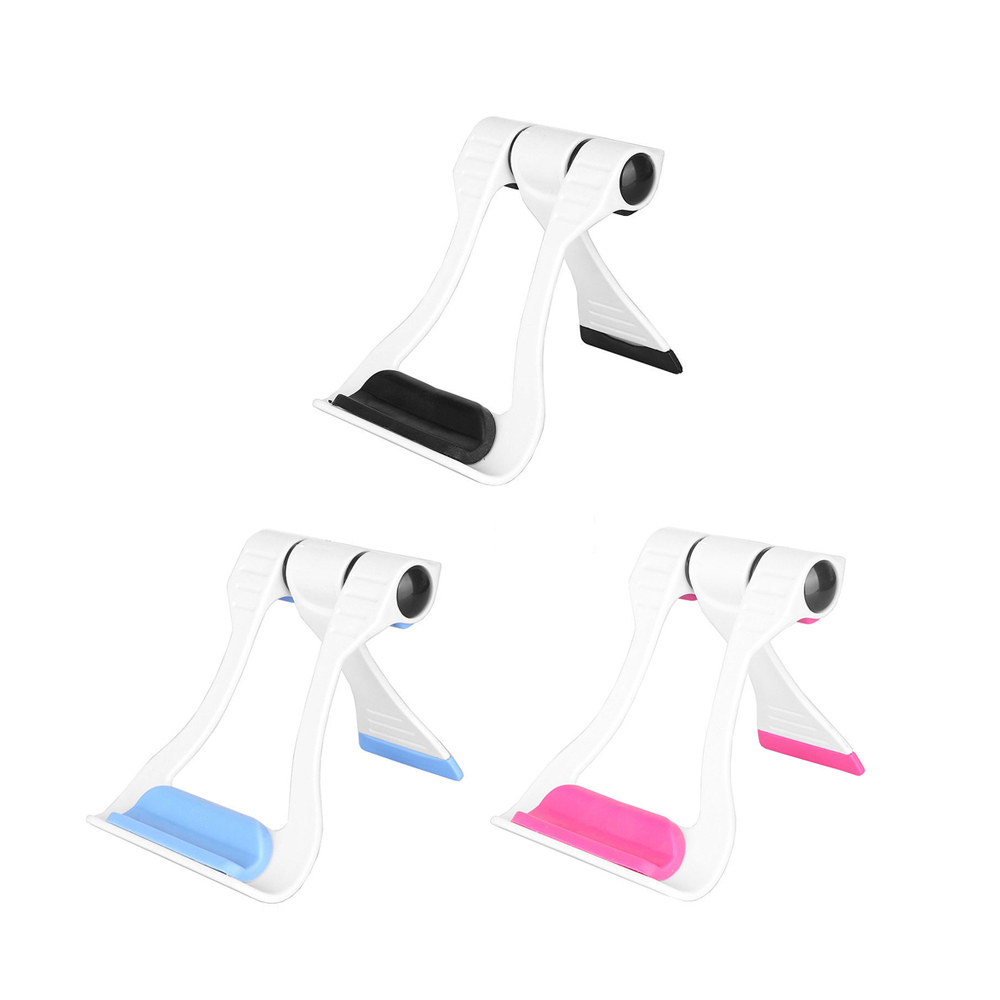 Universal Adjustable Phone Tablet Stand Portable Folding Desktop Bracket Mobile Phone Tablet Holder Black