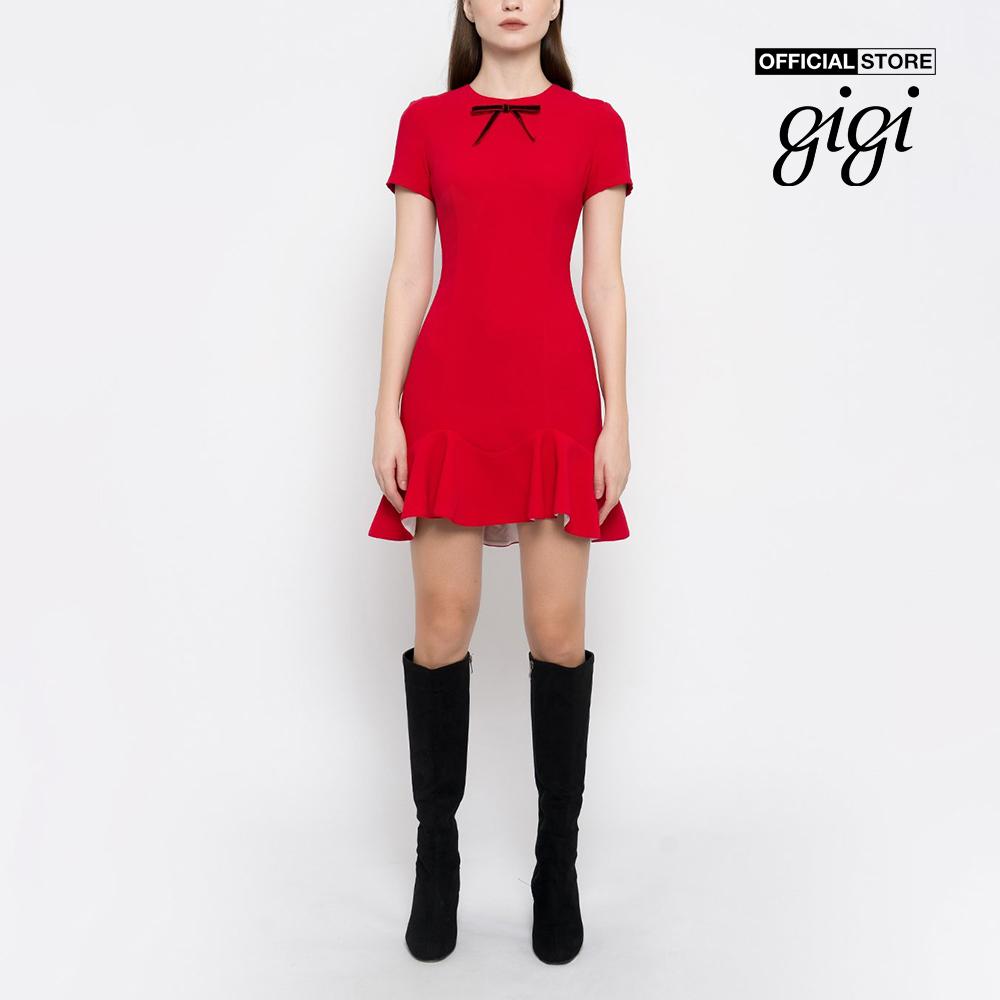 GIGI - Đầm mini đuôi cá Peplum Hemline G2101D221238