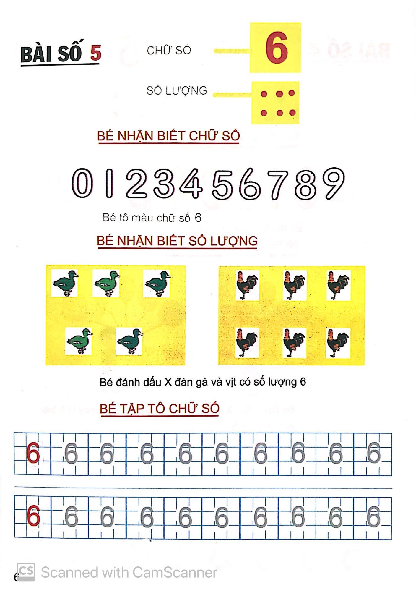 Bé Học Toán Dành Cho Trẻ 5 - 6 Tuổi