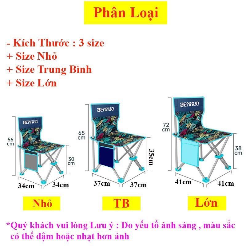 Ghế Xếp, Ghế Câu Cá Hạ Bích gấp gọn mini bỏ túi dễ dàng mang đi du lịch , dã ngoại