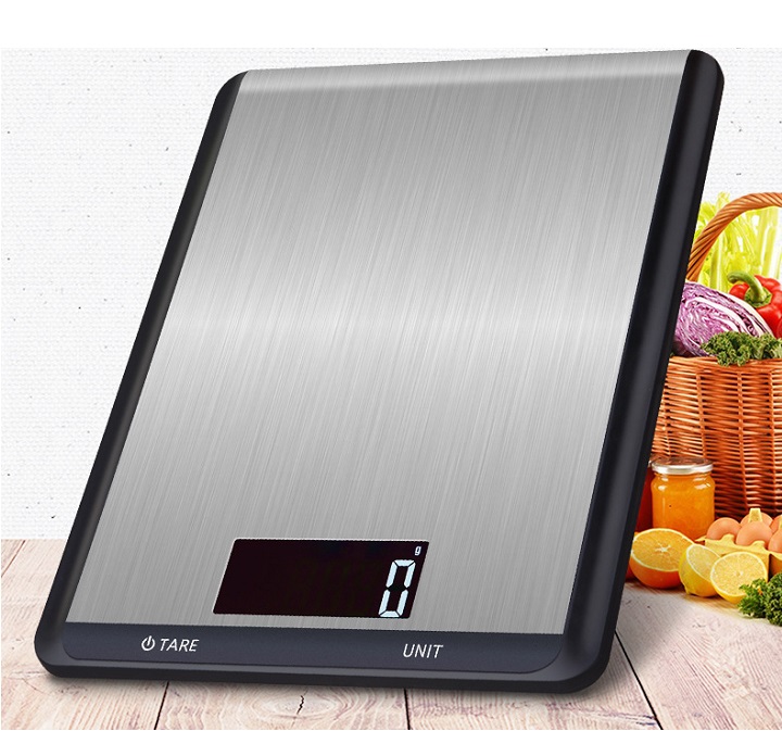 Cân điện tử 5kg/1g CX-518 nút cảm ứng màn hình LED cao cấp